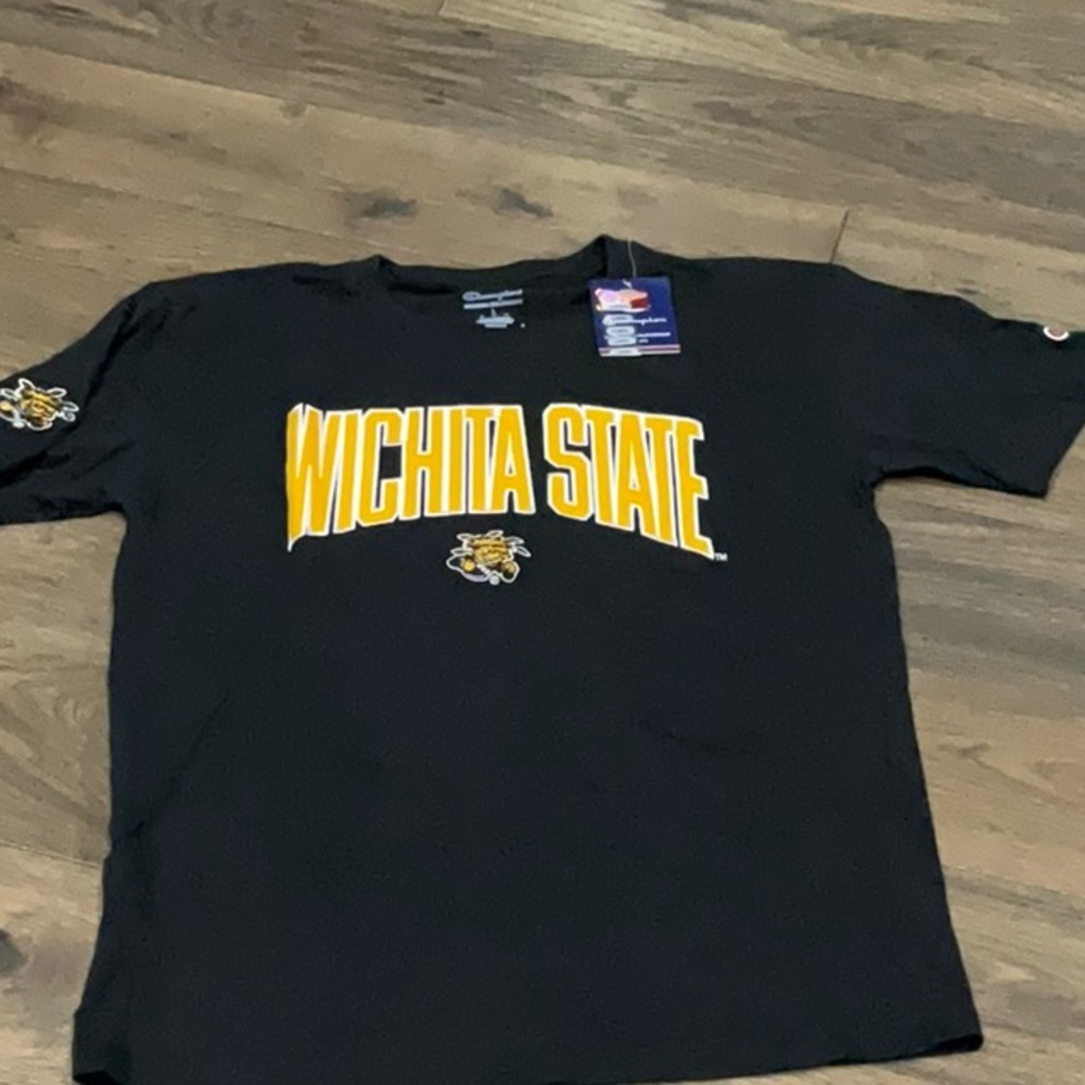 Wichita State Black Graphic Tee - Licensed Collegiate Shirt